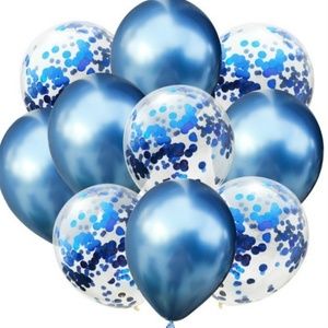 Blue balloons